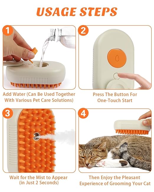 Steam Brush for pets