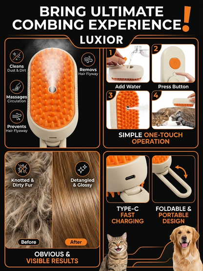 Steam Brush for pets